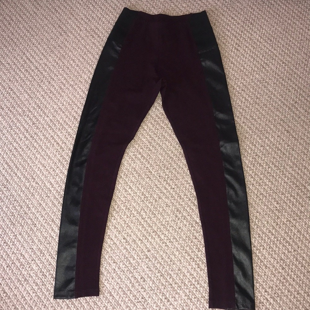Black and Maroon pants